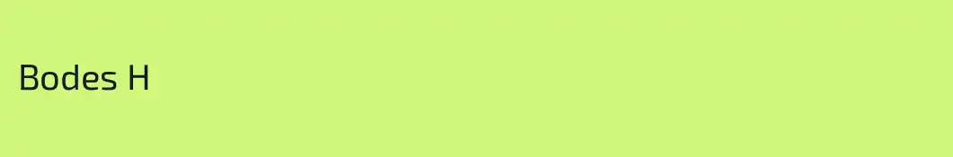 Bodes H